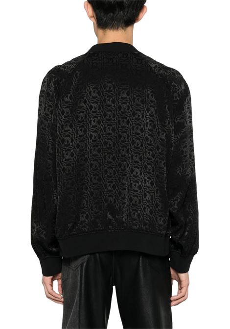 Bomber Just Cavalli con logo e jacquard JUST CAVALLI | Giubbotti | 76OAS400 N0290899